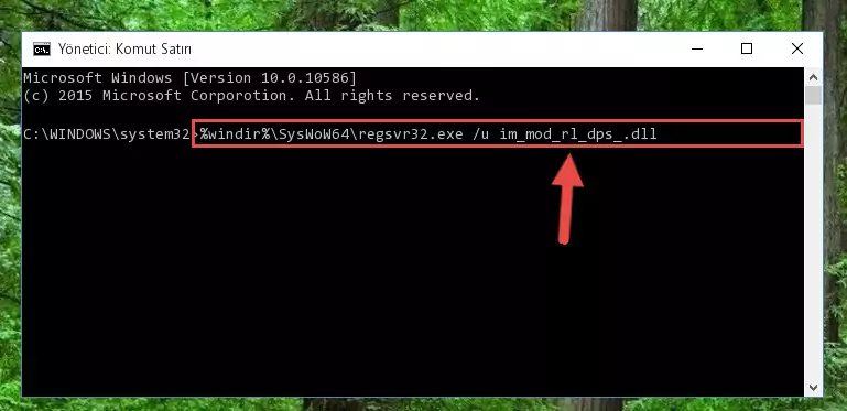 Im_mod_rl_dps_.dll kütüphanesi için Regedit (Windows Kayıt Defteri) üzerinde temiz kayıt oluşturma