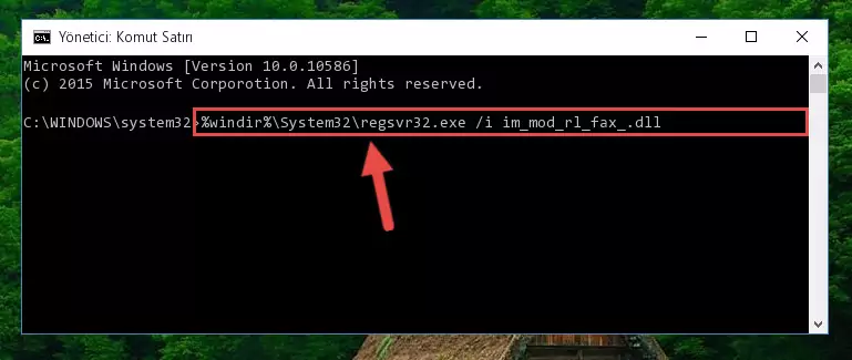 Im_mod_rl_fax_.dll kütüphanesi için temiz ve doğru kayıt yaratma (64 Bit için)