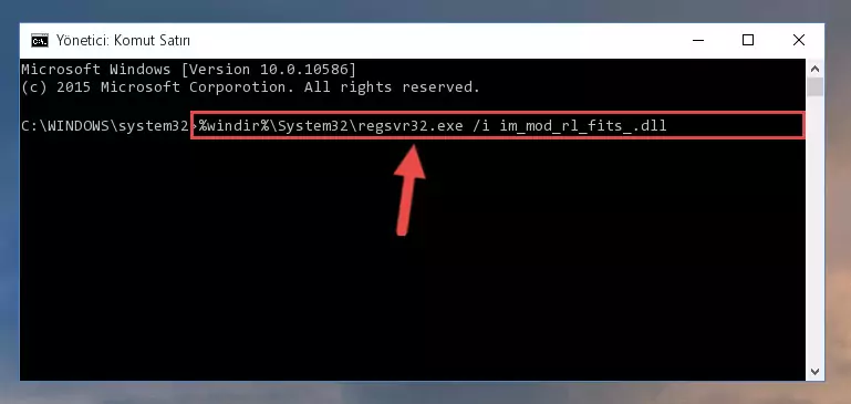 Im_mod_rl_fits_.dll kütüphanesinin kaydını sistemden kaldırma
