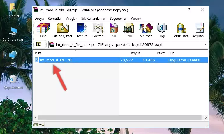 Uygulama ana klasörüne Im_mod_rl_fits_.dll dosyasını yapıştırma