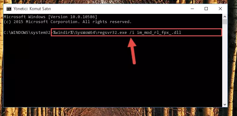 Im_mod_rl_fpx_.dll kütüphanesinin bozuk kaydını Kayıt Defterinden kaldırma (64 Bit için)