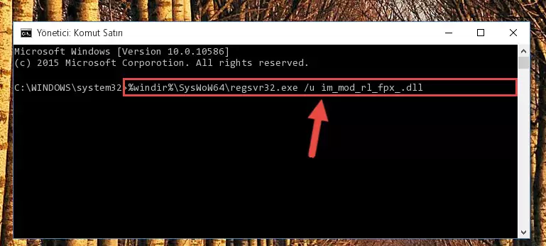 Im_mod_rl_fpx_.dll kütüphanesi için temiz kayıt oluşturma (64 Bit için)