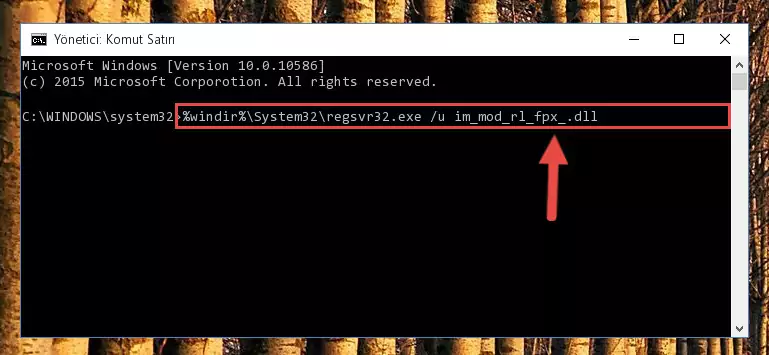 Im_mod_rl_fpx_.dll kütüphanesini sisteme tekrar kaydetme