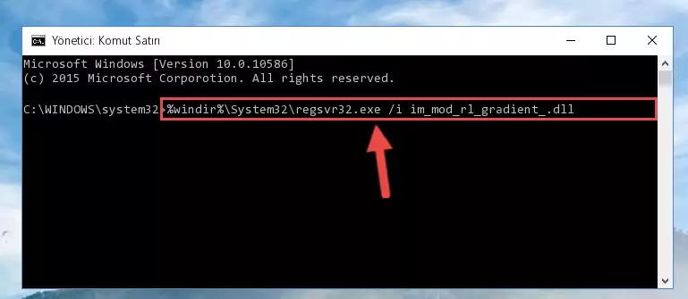 Im_mod_rl_gradient_.dll dosyasının Windows Kayıt Defteri üzerindeki sorunlu kaydını temizleme