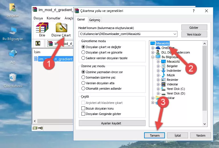 Im_mod_rl_gradient_.dll dosyasını Windows/System32 dizinine yapıştırma