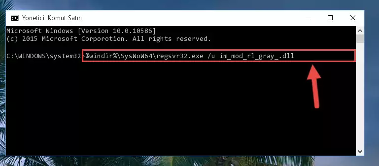 Im_mod_rl_gray_.dll dosyası için temiz kayıt oluşturma (64 Bit için)