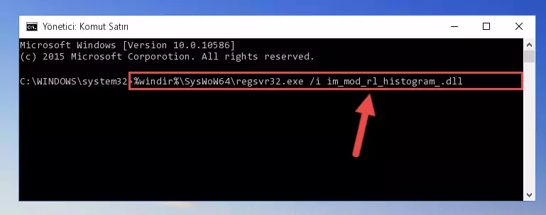 Im_mod_rl_histogram_.dll dosyasının Windows Kayıt Defteri üzerindeki sorunlu kaydını temizleme