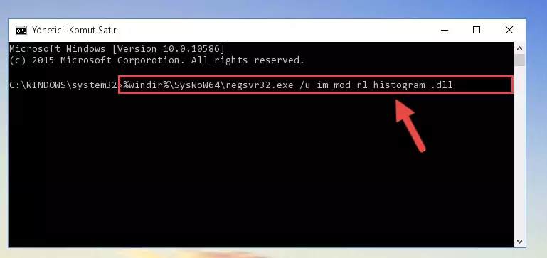 Im_mod_rl_histogram_.dll dosyası için Regedit (Windows Kayıt Defteri) üzerinde temiz kayıt oluşturma