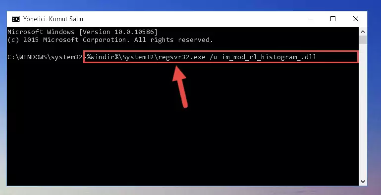 Im_mod_rl_histogram_.dll dosyasını dışarı çıkarma