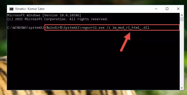 Im_mod_rl_html_.dll dosyasının Windows Kayıt Defteri üzerindeki sorunlu kaydını temizleme