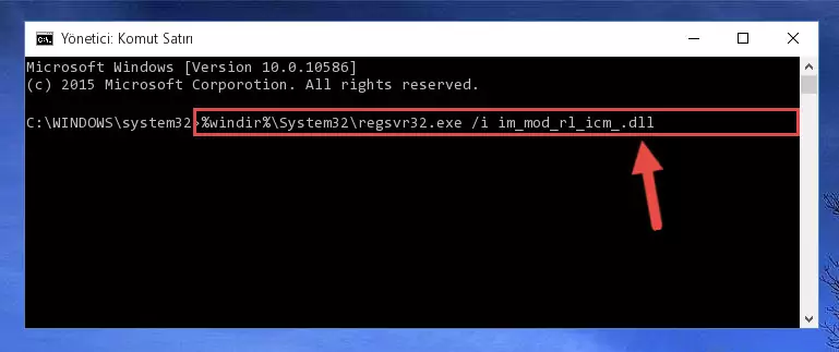 Im_mod_rl_icm_.dll kütüphanesinin Windows Kayıt Defteri üzerindeki sorunlu kaydını temizleme