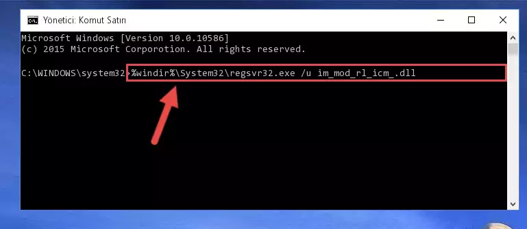 Im_mod_rl_icm_.dll kütüphanesi için yeni kayıt oluşturma