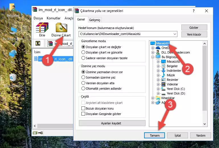 Im_mod_rl_icon_.dll dosyasını Windows/System32 dizinine kopyalama