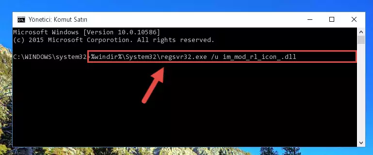 Im_mod_rl_icon_.dll dosyası için Windows Kayıt Defterinde yeni kayıt oluşturma