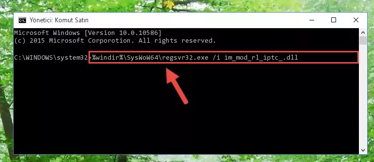Im_mod_rl_iptc_.dll dosyasının kaydını sistemden kaldırma