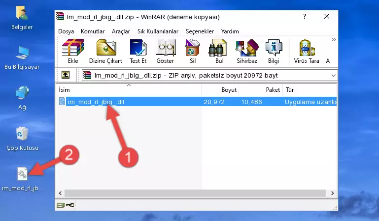 Uygulama ana klasörüne Im_mod_rl_jbig_.dll dosyasını yapıştırma