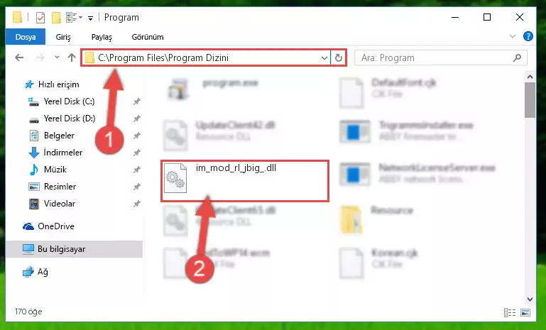 Im_mod_rl_jbig_.dll kütüphanesinin sorunlu kaydını Regedit'den kaldırma (64 Bit için)