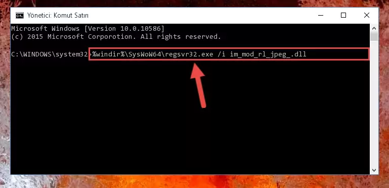 Im_mod_rl_jpeg_.dll kütüphanesinin Windows Kayıt Defterindeki sorunlu kaydını silme
