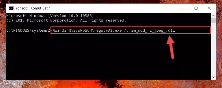 Im_mod_rl_jpeg_.dll kütüphanesi için Windows Kayıt Defterinde yeni kayıt oluşturma