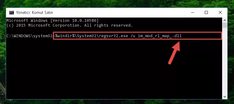 Im_mod_rl_map_.dll kütüphanesini .zip dosyası içinden çıkarma