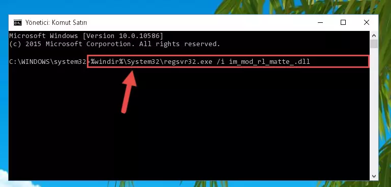 Im_mod_rl_matte_.dll dosyası için temiz kayıt oluşturma (64 Bit için)