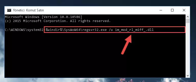 Im_mod_rl_miff_.dll kütüphanesi için Windows Kayıt Defterinde yeni kayıt oluşturma