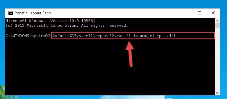 Im_mod_rl_mpc_.dll kütüphanesinin Windows Kayıt Defteri üzerindeki sorunlu kaydını temizleme