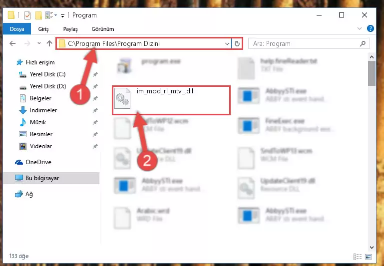 Im_mod_rl_mtv_.dll kütüphanesinin bozuk kaydını Windows Kayıt Defterinden kaldırma (64 Bit için)