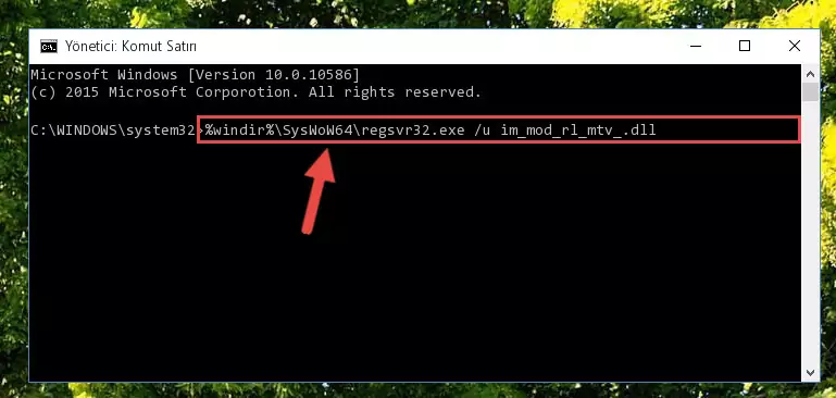 Im_mod_rl_mtv_.dll kütüphanesi için Regedit (Windows Kayıt Defteri) üzerinde temiz kayıt oluşturma