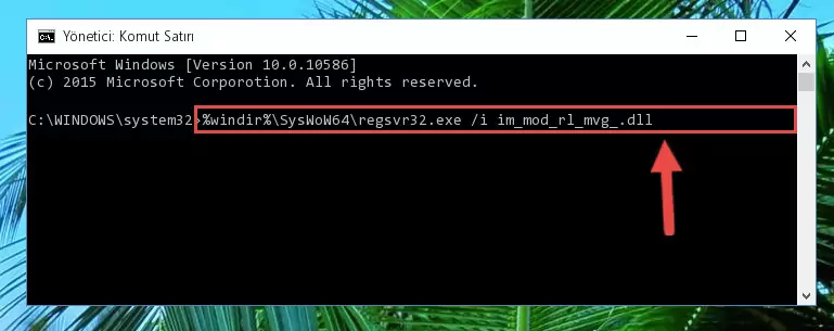 Im_mod_rl_mvg_.dll kütüphanesinin hasarlı kaydını sistemden kaldırma (64 Bit için)