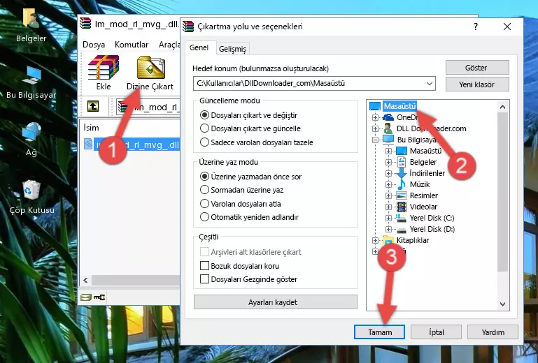 Im_mod_rl_mvg_.dll kütüphanesini Windows/System32 klasörüne kopyalama