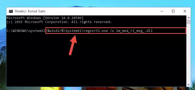 Im_mod_rl_mvg_.dll kütüphanesi için Windows Kayıt Defterinde yeni kayıt oluşturma