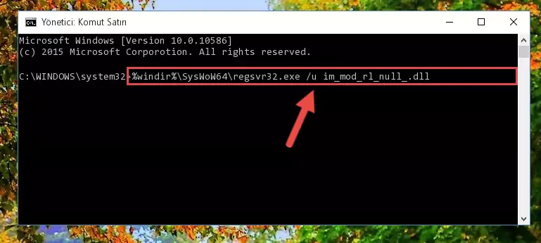 Im_mod_rl_null_.dll dosyası için temiz ve doğru kayıt yaratma (64 Bit için)