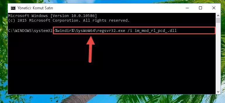 Im_mod_rl_pcd_.dll kütüphanesinin Windows Kayıt Defteri üzerindeki sorunlu kaydını temizleme