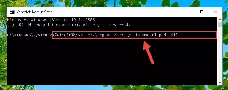 Im_mod_rl_pcd_.dll kütüphanesini .zip dosyası içinden çıkarma