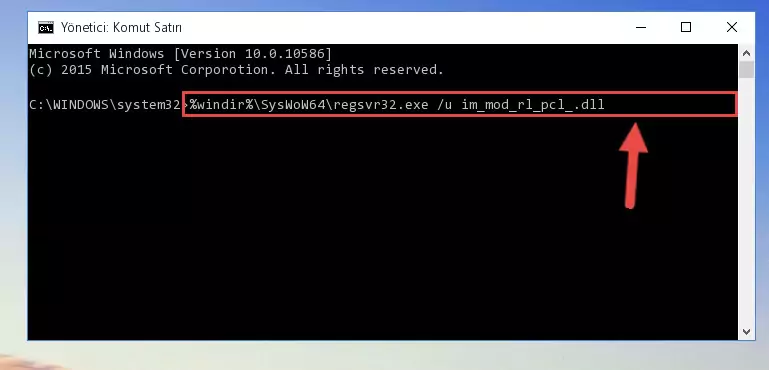 Im_mod_rl_pcl_.dll kütüphanesi için temiz kayıt yaratma (64 Bit için)