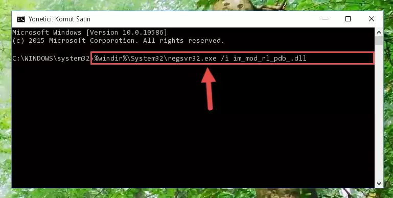 Im_mod_rl_pdb_.dll dosyasının Windows Kayıt Defterindeki sorunlu kaydını silme