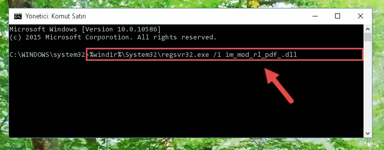 Im_mod_rl_pdf_.dll dosyasının Windows Kayıt Defteri üzerindeki sorunlu kaydını temizleme