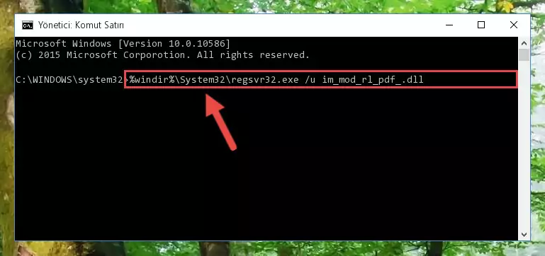 Im_mod_rl_pdf_.dll dosyası için Regedit (Windows Kayıt Defteri) üzerinde temiz kayıt oluşturma