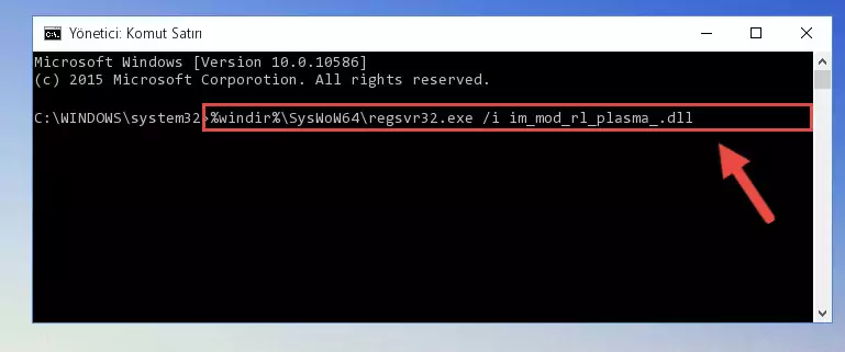 Im_mod_rl_plasma_.dll dosyasının hasarlı kaydını silme