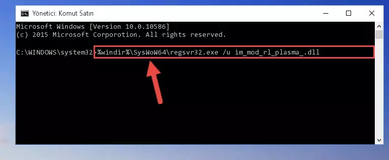 Im_mod_rl_plasma_.dll dosyası için Windows Kayıt Defterinde yeni kayıt oluşturma