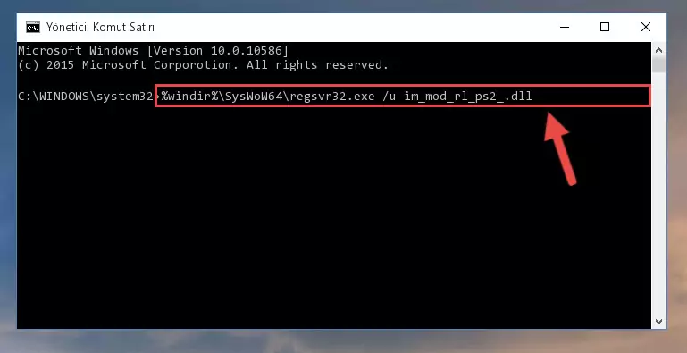 Im_mod_rl_ps2_.dll dosyası için Regedit (Windows Kayıt Defteri) üzerinde temiz kayıt oluşturma