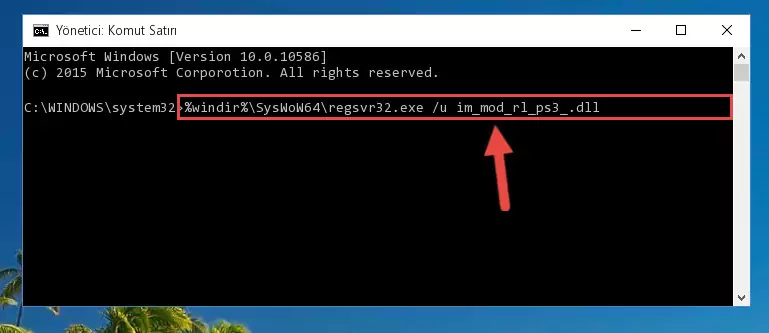 Im_mod_rl_ps3_.dll kütüphanesi için Windows Kayıt Defterinde yeni kayıt oluşturma