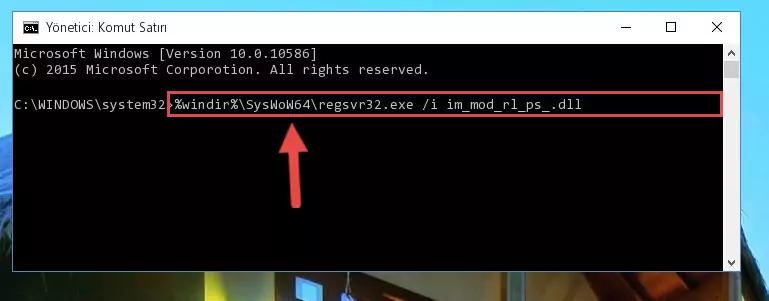 Im_mod_rl_ps_.dll dosyasının hasarlı kaydını silme