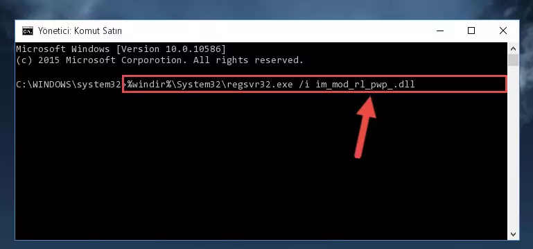 Im_mod_rl_pwp_.dll dosyası için temiz kayıt oluşturma (64 Bit için)