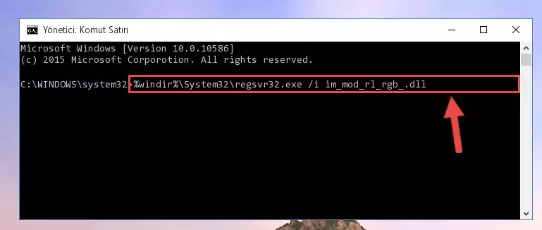 Im_mod_rl_rgb_.dll dosyası için temiz kayıt oluşturma (64 Bit için)