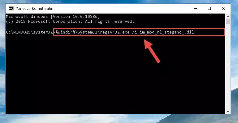 Im_mod_rl_stegano_.dll kütüphanesinin hasarlı kaydını silme