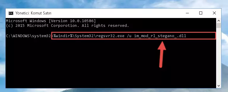 Im_mod_rl_stegano_.dll kütüphanesi için yeni kayıt oluşturma