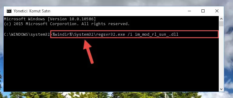 Im_mod_rl_sun_.dll dosyası için temiz kayıt yaratma (64 Bit için)