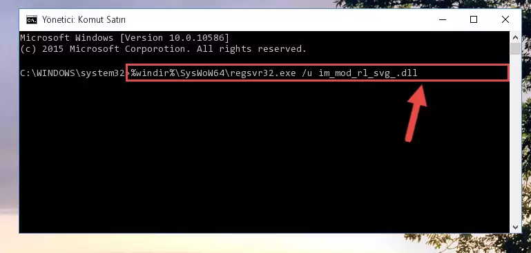 Im_mod_rl_svg_.dll kütüphanesi için Regedit (Windows Kayıt Defteri) üzerinde temiz kayıt oluşturma